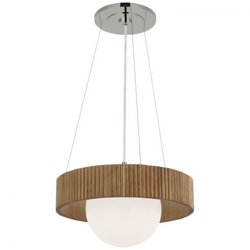 Arena 18'' Ring and Globe Chandelier (279|WS 5000PN/NO-WG)