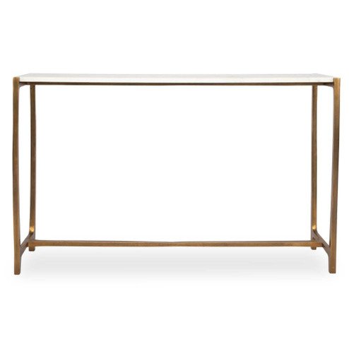 Uttermost Affinity White Marble Console Table (85|22964)