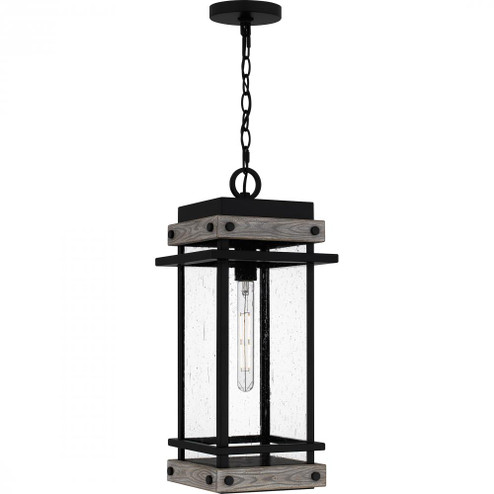 Strader 1-Light Matte Black Outdoor Hanging Lantern (26|SAD1909MBK)