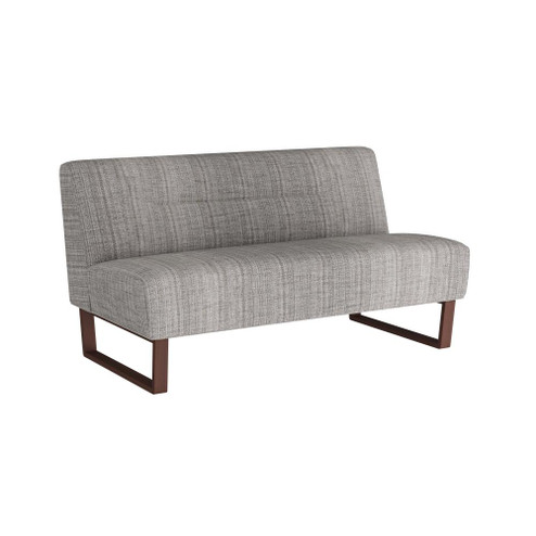 Valeswood Settee Platinum Tweed Dark Walnut (314|FTU01)