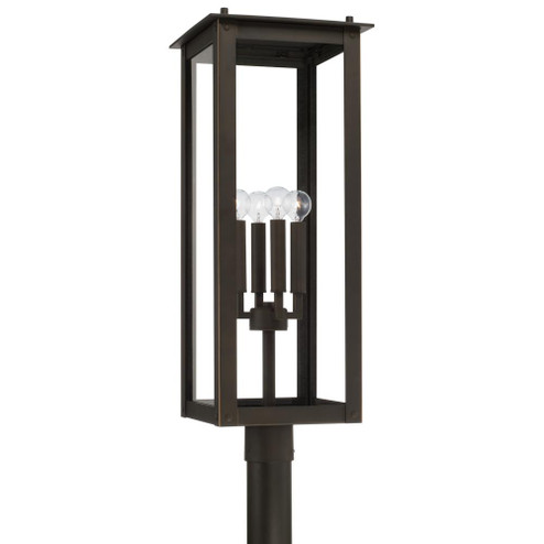 4-Light Post Lantern in Oiled Bronze with Clear Glass (42|934643OZ)