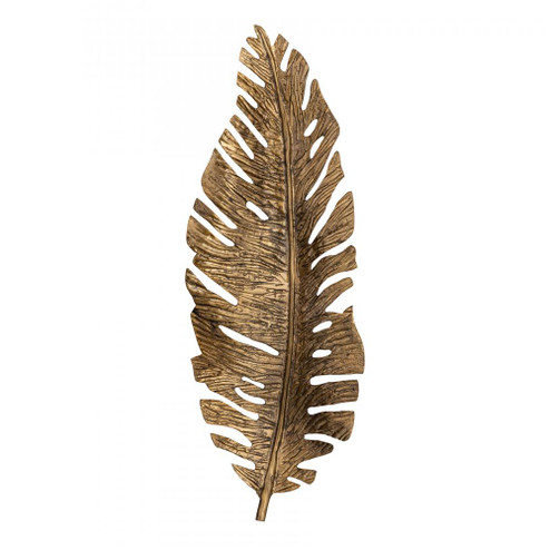 Sago Leaf Dimensional Wall Decor - Antique Gold (91|S0806-11370)