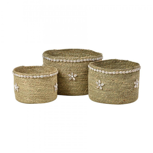 Hanks Basket - Set of 3 Natural (91|S0067-11267/S3)