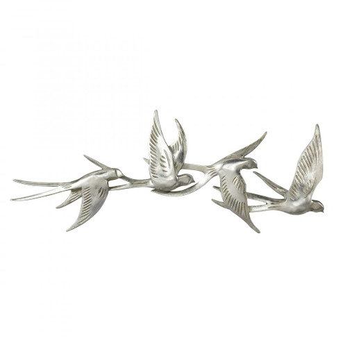 Flock Dimensional Wall Art - German Silver (91|S0036-12027)