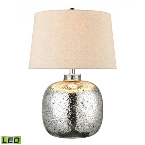 Cicely 24'' High 1-Light Table Lamp - Silver Mercury - Includes LED Bulb (91|S0019-7980-LED)
