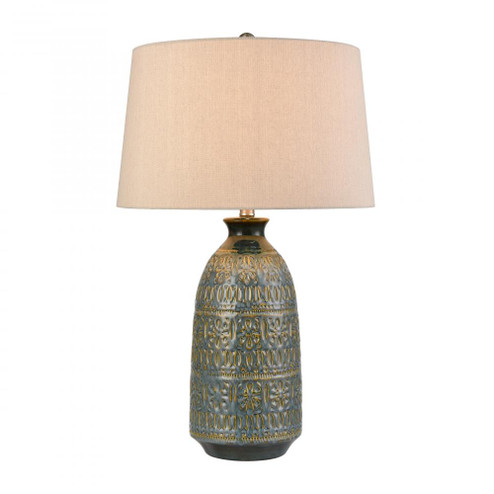 Burnie 28'' High 1-Light Table Lamp - Blue Glazed (91|S0019-11143)