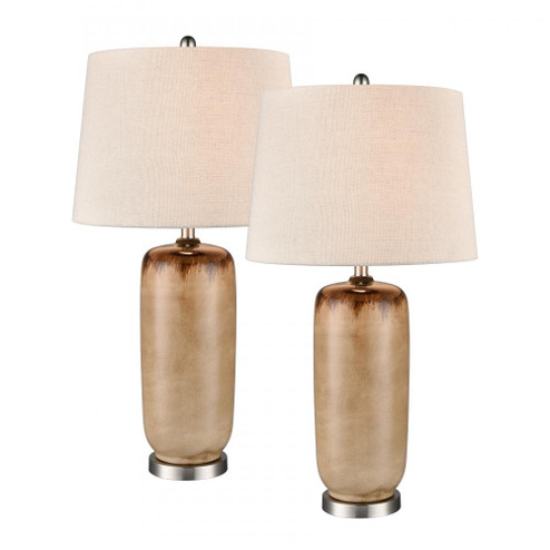 Bromley 32.5'' High 1-Light Table Lamp - Set of 2 Brown (91|S0019-10309/S2)