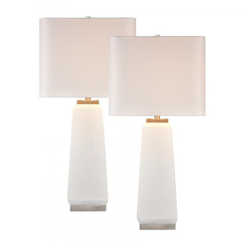 Luke 34.5'' High 1-Light Table Lamp - Set of 2 White (91|S0019-10287/S2)