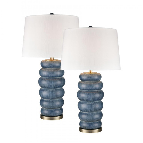 Barden 30'' High 1-Light Table Lamp - Set of 2 Blue (91|S0019-10283/S2)