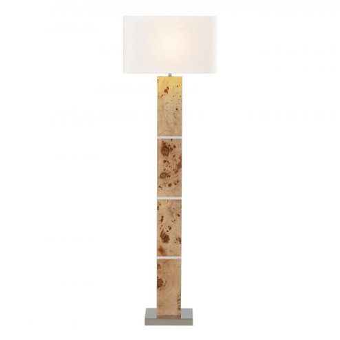 Cahill 63'' High 1-Light Floor Lamp - Natural Burl - Includes LED Bulb (91|H0809-11132-LED)