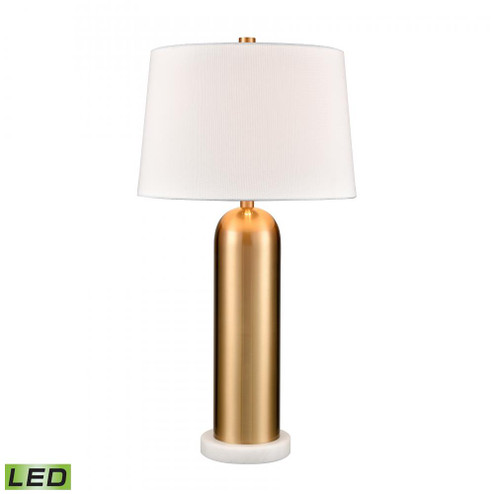 Elishaw 30'' High 1-Light Table Lamp - Aged Brass - Includes LED Bulb (91|H0019-9574-LED)