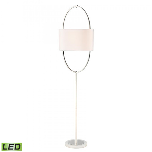 Gosforth 68'' High 1-Light Floor Lamp - Polished Nickel - Includes LED Bulb (91|H0019-9572-LED)