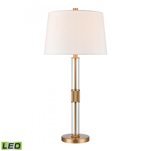 Roseden Court 33'' High 1-Light Table Lamp - Aged Brass - Includes LED Bulb (91|H0019-9570-LED)