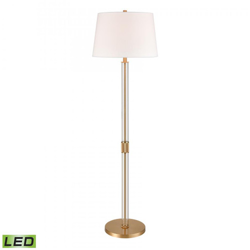 Roseden Court 62'' High 1-Light Floor Lamp - Aged Brass - Includes LED Bulb (91|H0019-9569-LED)