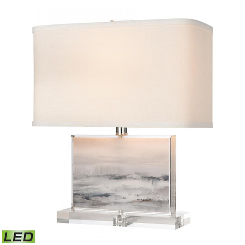 Barnes 18'' High 1-Light Table Lamp - Gray - Includes LED Bulb (91|H0019-8067-LED)