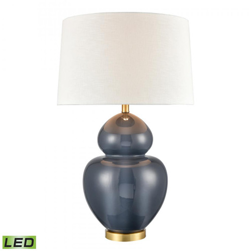 Perry 30'' High 1-Light Table Lamp - Blue - Includes LED Bulb (91|H0019-8051-LED)