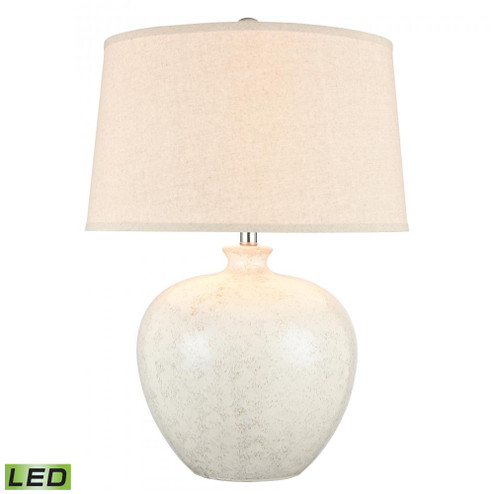 Zoe 28'' High 1-Light Table Lamp - White - Includes LED Bulb (91|H0019-8004-LED)