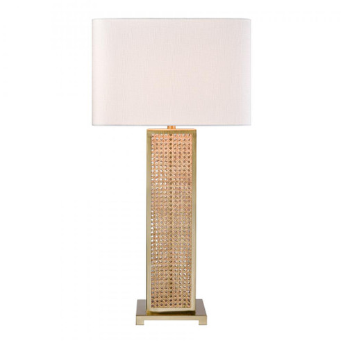 Webb 36'' High 1-Light Table Lamp - Natural with Brass - Includes LED Bulb (91|H0019-11165-LED)