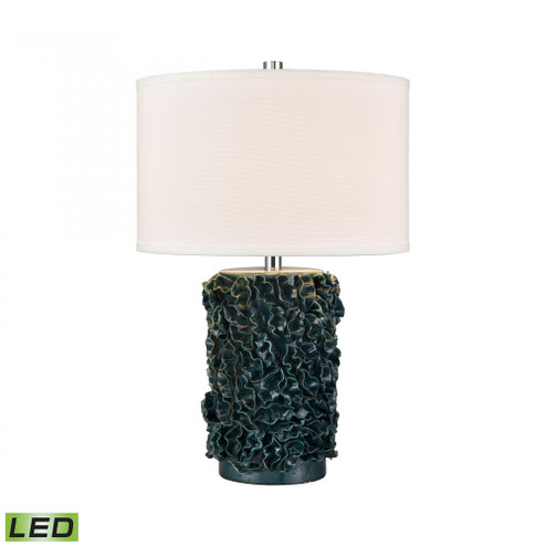 Larkin 25'' High 1-Light Table Lamp - Green Glazed - Includes LED Bulb (91|H0019-11091-LED)