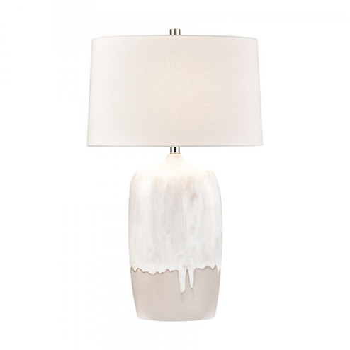 Ruthie 32'' High 1-Light Table Lamp - White Glaze - Includes LED Bulb (91|H0019-11082-LED)