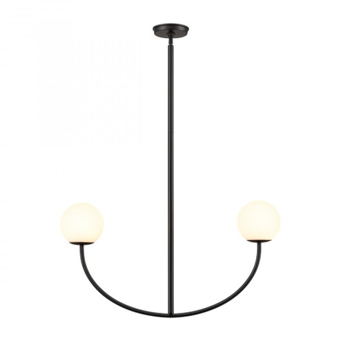 Doby 30'' Wide 2-Light Pendant - Matte Black (91|H0018-10372)