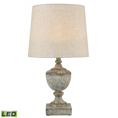 Regus 24'' High 1-Light Outdoor Table Lamp - Antique Gray - Includes LED Bulb (91|D4389-LED)
