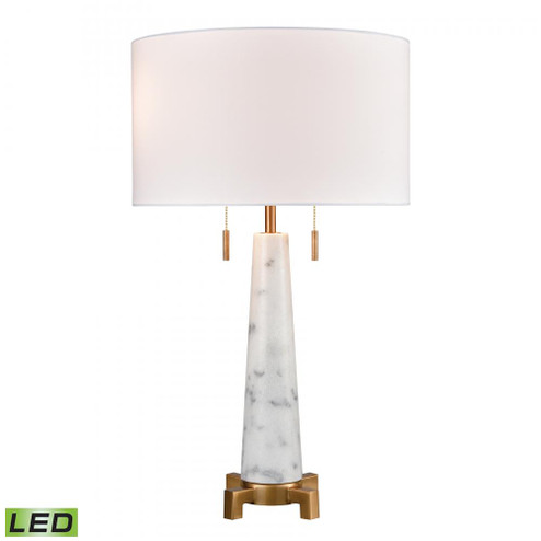 Rocket 27'' High 2-Light Table Lamp - Aged Brass - Includes LED Bulbs (91|D4267-LED)