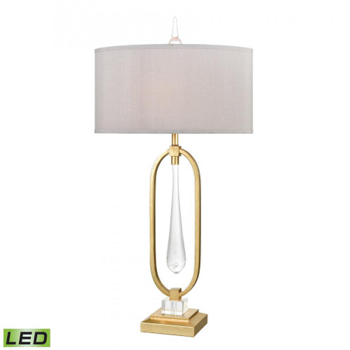 Spring Loaded 36'' High 1-Light Table Lamp - Gold Leaf - Includes LED Bulb (91|D3638-LED)