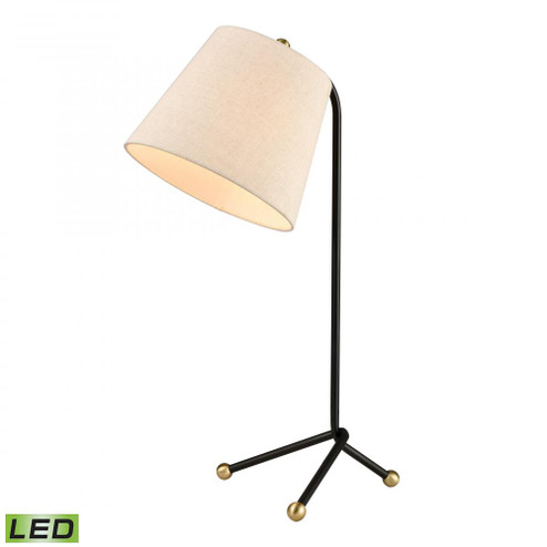 Pine Plains 25'' High 1-Light Table Lamp - Black - Includes LED Bulb (91|77205-LED)