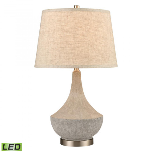 Wendover 25'' High 1-Light Table Lamp - Polished Concrete - Includes LED Bulb (91|77196-LED)