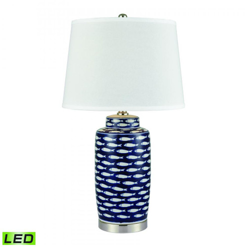 Azul Baru 27'' High 1-Light Table Lamp - Blue - Includes LED Bulb (91|77026-LED)