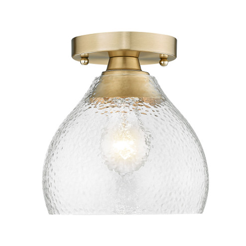 Golden Lighting Ariella 1-light Semi-Flush Mount in Brushed Champagne Brass (36|1094-SF BCB-HCG)