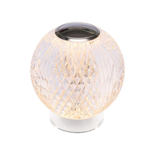 Marni 4-in Polished Nickel Damp-Rated Dimmable LED Table Lamp (7713|TL321904PN)