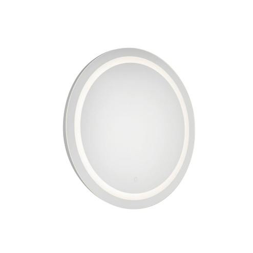 Hillmont 32-in Sandblasted Merc Edge LED Vanity Mirror (461|VM40432-5CCT)