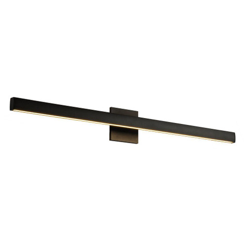 Vera 38-in Black Damp-Rated Dimmable LED Vanity Light (461|VL20338-BK)