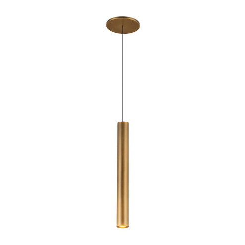 Mason 14-in Vintage Brass Dimmable LED Pendant (461|PD90414-VB)
