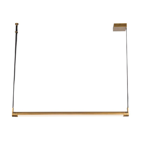 Laurence 41-in Vintage Brass LED Linear Pendant (461|LP46841-VB)