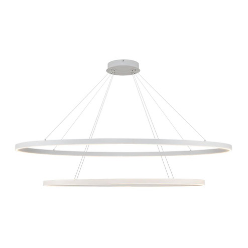 Ovale 2 Layer White LED Chandelier (461|CH79253-WH)