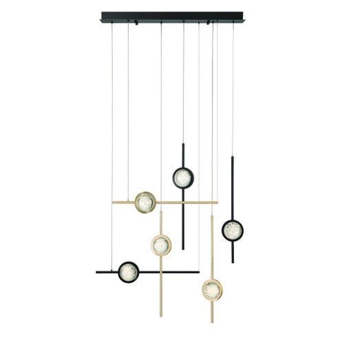 Barletta 32'' LED Chandelier In Gold And Black (4304|47255-036)