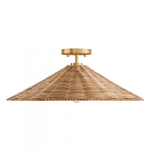 1-Light Ceiling Light in Natural Brass (8483|M60074NB)