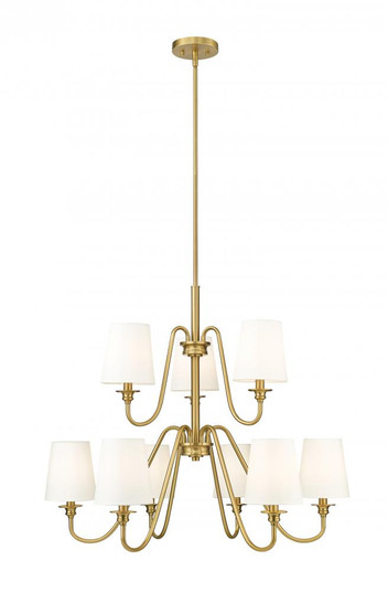 9 Light Chandelier (276|7509-9-32MGLD)