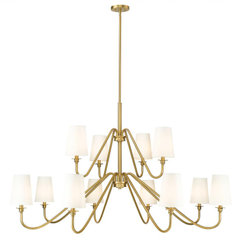 12 Light Chandelier (276|7509-12-60MGLD)