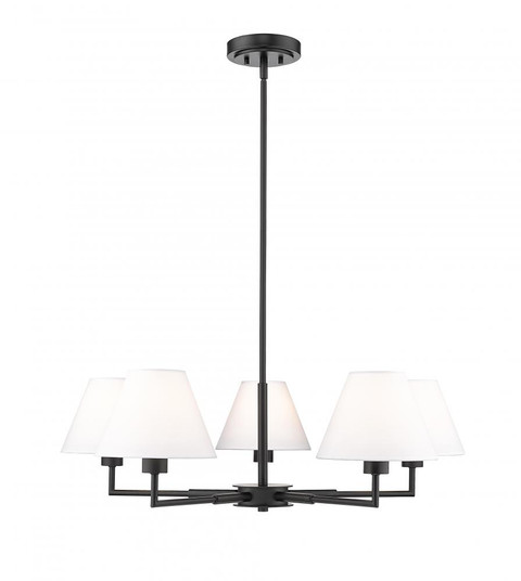 5 Light Chandelier (276|744-34R-MB)