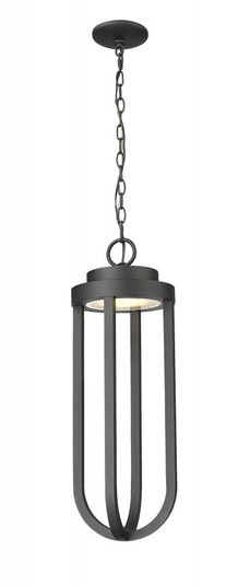 1 Light Outdoor Chain Mount Ceiling Fixture (276|5005CHB-BK-LED)