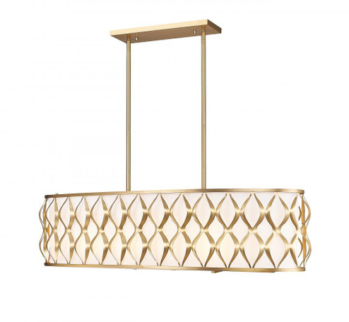10 Light Linear Chandelier (276|1948-42L-MGLD)