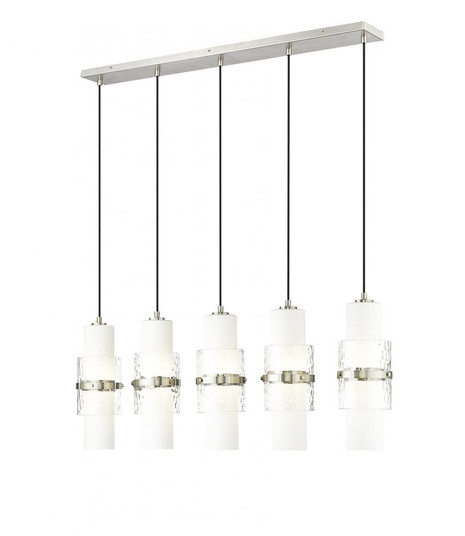 5 Light Linear Chandelier (276|1946P-5L-BN)