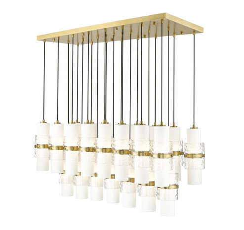 23 Light Linear Chandelier (276|1946P-23L-MGLD)