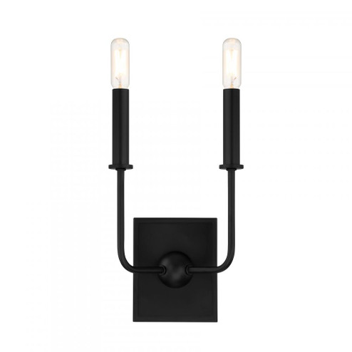 Avondale 2-Light Wall Sconce in Matte Black (128|9-4044-2-89)