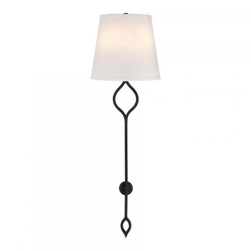 Roxbury 2-Light Wall Sconce in Matte Black (128|9-2866-2-89)