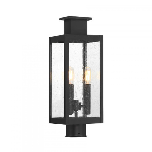 Ascott 3-Light Outdoor Post Lantern in Matte Black (128|5-828-BK)